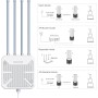 WAVLINK Repetidor WiFi Largo Alcance WiFi Exterior Potente, Amplificador Señal WiFi Antena WiFi Extender WiFi 6 Wavlink AX3000
