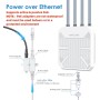 WAVLINK Repetidor WiFi Largo Alcance WiFi Exterior Potente, Amplificador Señal WiFi Antena WiFi Extender WiFi 6 Wavlink AX3000