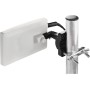 EMOS Antena Activa Universal para Interior y Exterior (0-80 km) DVB-T2, Dab, FM, Full HD, con Filtro de Bloqueo LTE Integrado,