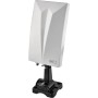 EMOS Antena Activa Universal para Interior y Exterior (0-80 km) DVB-T2, Dab, FM, Full HD, con Filtro de Bloqueo LTE Integrado,