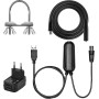 EMOS Antena Activa Universal para Interior y Exterior (0-80 km) DVB-T2, Dab, FM, Full HD, con Filtro de Bloqueo LTE Integrado,