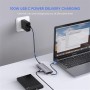 UGREEN Adapter 8in1 USB-c to hdmi 4k, 3X USB 3.0, Type c, rj45, SD, Micro SD