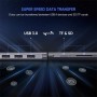 UGREEN Adapter 8in1 USB-c to hdmi 4k, 3X USB 3.0, Type c, rj45, SD, Micro SD