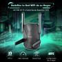 WONLINK Repetidor WiFi 6 Amplificador Señal WiFi, AX1500 Dual Banda 2.4/5Ghz con 4 Antenas, Puerto de Ethernet, WPS, Luz