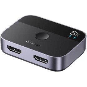 UGREEN Switch HDMI 2.1 8K@60Hz 2 Entradas a 1 Salida, Conmutador 4K@144Hz 2K@240Hz Compatible con Macbook Pro MacMini, BLU-Ray
