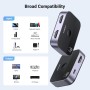 UGREEN Switch HDMI 2.1 8K@60Hz 2 Entradas a 1 Salida, Conmutador 4K@144Hz 2K@240Hz Compatible con Macbook Pro MacMini, BLU-Ray