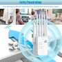 Repetidor WiFi,Amplificador Señal WiFi,WiFi Extender con 6 Antenas 2 Puerto Ethernet,Modos Repetidor/Enrutador/Ap,Extensor de