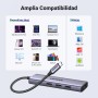 UGREEN Hub USB C HDMI 4K 100W PD Carga con 3 Puertos USB 3.0 5 en 1 Adaptador USB C a HDMI Compatible con MacBook iPad Pro Air