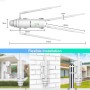 WAVLINK AC1200 Gigabit Outdoor WLAN Access Point Support 60 Meters PoE, Resistente a la Intemperie, Dual Band 5G + 2,4G Ideal