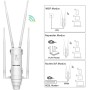 WAVLINK AC1200 Gigabit Outdoor WLAN Access Point Support 60 Meters PoE, Resistente a la Intemperie, Dual Band 5G + 2,4G Ideal