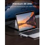 UGREEN 6 en 2 Adaptador Hub USB C HDMI 4K Compatible con MacBook Pro Air M2 M1 2022 a 2016, Multipuertos USB 3.0 5Gbps,