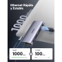 UGREEN Revodok USB C Docking Station Dual Display 10 IN 1 USB C Hub con HDMI, VGA, 3 x USB 3.0, PD 100W, Gigabit Ethernet, 3,5