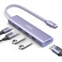 UGREEN Hub USB C HDMI 4K 5 En 1 Adaptador Tipo C 5Gbps Compatible con MacBook Pro Air M3 M2 M1, iPad, iPhone 16 Plus MAX, Galaxy