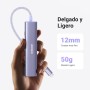 UGREEN Hub USB C HDMI 4K 5 En 1 Adaptador Tipo C 5Gbps Compatible con MacBook Pro Air M3 M2 M1, iPad, iPhone 16 Plus MAX, Galaxy