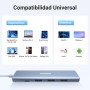 UGREEN Hub USB C HDMI 4K 5 En 1 Adaptador Tipo C 5Gbps Compatible con MacBook Pro Air M3 M2 M1, iPad, iPhone 16 Plus MAX, Galaxy
