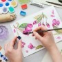Dainayw-Juego de pinceles para pintar con acuarela, fregona orgánica, 