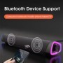 Barra de sonido Salange V8, barra de altavoces con cable USB, altavoz 