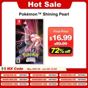 Juego de Pokemon Shining Pearl ofertas de juegos para Nintendo Switch 