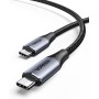 UGREEN Cable Tipo C Vídeo 4K@60Hz, USB 3.2 10Gbps, Soporta Carga Rápida PD 3.1 240W, Compatible con Macbook Air, HP, ASUS,