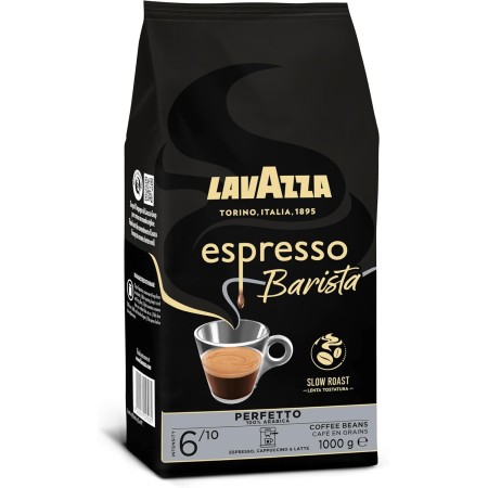 Lavazza, Qualità Rossa, Café en Grano Natural, Ideal para la Máquina de Café Espresso, con Notas Aromáticas de Chocolate y