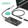 UGREEN USB C 3.1 Cable Extensión, Thunderbolt 3 Compatible Tipo C Cable Alargador 10Gbps 5A 4K Vídeo para Macbook Pro/Air M2 M1,