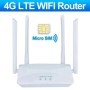 Enrutador WIFI 4G LTE de 150Mbps, 4 antenas externas, potenciador de s