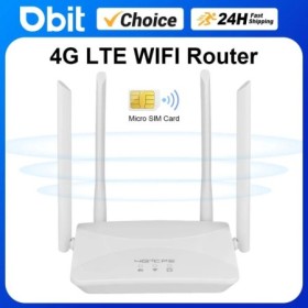 Enrutador WIFI 4G LTE de 150Mbps, 4 antenas externas, potenciador de s