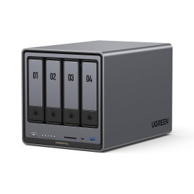 UGREEN NASync DXP4800 Plus, NAS de Escritorio de 4 bahías, procesador Intel Pentium Gold 8505, 8 GB de RAM DDR5, SSD de 128