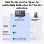 UGREEN NASync DXP4800 Plus, NAS de Escritorio de 4 bahías, procesador Intel Pentium Gold 8505, 8 GB de RAM DDR5, SSD de 128