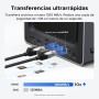 UGREEN NASync DXP4800 Plus, NAS de Escritorio de 4 bahías, procesador Intel Pentium Gold 8505, 8 GB de RAM DDR5, SSD de 128
