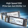 Intenso MI500 500 GB NVMe SSD, M.2 SSD Interno, PCIe 4.0 Gen4x4, 5300 MB/s de Lectura, 4000 MB/s de Escritura, Unidad de Estado