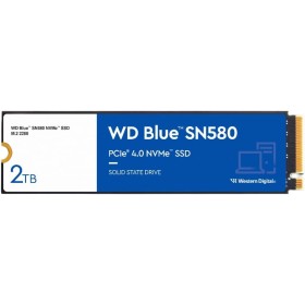 WD Blue SN580 2TB, M.2 NVMe SSD, PCIe Gen4 x4, con hasta 4.150 MB/s de velocidad de lectura.
