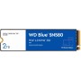 WD Blue SN580 2TB, M.2 NVMe SSD, PCIe Gen4 x4, con hasta 4.150 MB/s de velocidad de lectura.