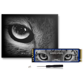 MOVE SPEED HB7450 4TB M.2 SSD | PCIe 4.0 Gen4 NVMe unidad de estado sólido - Velocidad de lectura de hasta 7,450 MB/s,