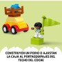 LEGO Duplo Classic Caja de Ladrillos: Coches y Camiones de Juguete, Set de Juego Educativo con Vehículos con Ruedas para Niños y