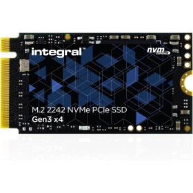 Integral 1TB M.2 NVMe 2242 PCIe Gen3 x4 SSD - Lectura hasta 3400MB/s, Escritura hasta 3000MB/s - Disco Duro SSD Interno.