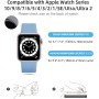CeMiKa Compatible con Apple Watch Correa 38mm 40mm 41mm 42mm 44mm 45mm 46mm 49mm, Deportivas de Silicona Correas de Repuesto