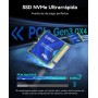 ORICO 256GB SSD 2230 M.2 NVMe, PCIe 3.0 x4 3600MB/s Lectura & 1800MB/s Escritura, 3D TLC NAND, Disipador de Calor de Cobre M2