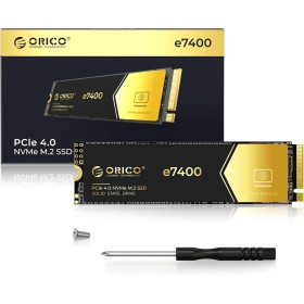 ORICO 1TB NVMe SSD M.2, PCIe 4.0X4 - hasta 7400MB/s M2 SSD, Flash NAND 3D Disco Duro M.2 Interno, Compatible con macOS Windows