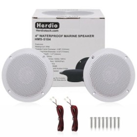 Herdio 4 ''160W 2 uds altavoz impermeable para techo en la pared altav