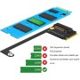 ASHATA para Rog Ally Conversión Portátil 2230 a 2280 Placa de Expansión SSD NVME M Key NGFF M.2 PCIE 4.0 PCIE 3.0 Adaptador de
