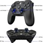 The G-Lab K-Pad Thorium Mando Gaming PC & PS3 con USB - Vibración Incorporada - Joystick para PC con Windows 10-11, PS3, Android