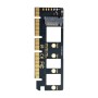 chenyang Adaptador M.2 NVME a PCIe 3.0 X1 NVME/AHCI SSD a PCI Express Adaptador de tarjeta de expansión