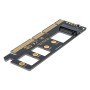 chenyang Adaptador M.2 NVME a PCIe 3.0 X1 NVME/AHCI SSD a PCI Express Adaptador de tarjeta de expansión