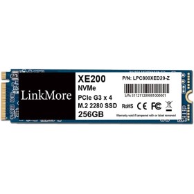 LinkMore XE200 256GB Disco Duro NVMe SSD M.2 2280, PCIe Gen3.0x4 M.2 SSD, Compatibilidad con NVMe 1.3, Unidad de Estado sólido,