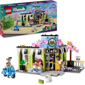 LEGO Friends Cafetería de Heartlake City y Pastelería de Juguete, Set de Comida, Regalo para Niñas y Niños de 6 Años o Más, 3
