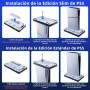 Wigearss PS5/PS5 Slim/PS5 Pro Soporte Vertical Ventiladores de Refrigeración y Estación de Carga de Dual Dontrolador, Soporte