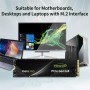 Fikwot FX550 NVMe SSD 2TB M.2 SSD PCIe 3.0×4, Read Up to 3,500 MB/s, M2 2280 Internal Soild State Drive, Compatible with