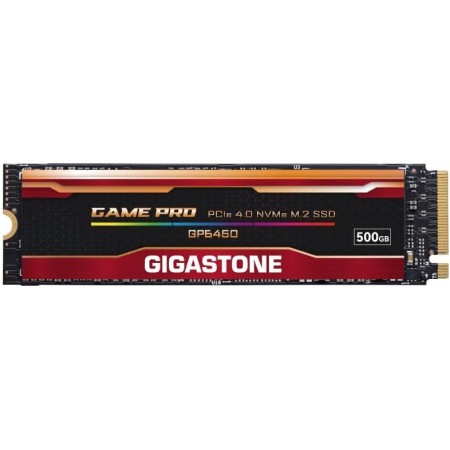 GIGASTONE M.2 SSD 500 GB PCIe Gen 4 NVMe SSD interno para juegos, disco duro de estado sólido, actualización para PC, portátil,