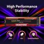 GIGASTONE M.2 SSD 500 GB PCIe Gen 4 NVMe SSD interno para juegos, disco duro de estado sólido, actualización para PC, portátil,